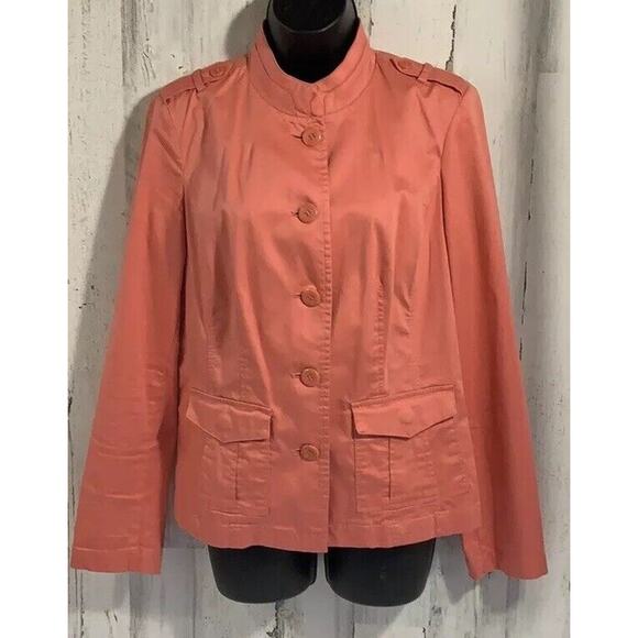 Charter Club Women’s Spring Jacket Size 8 Pink - Picture 3 of 4